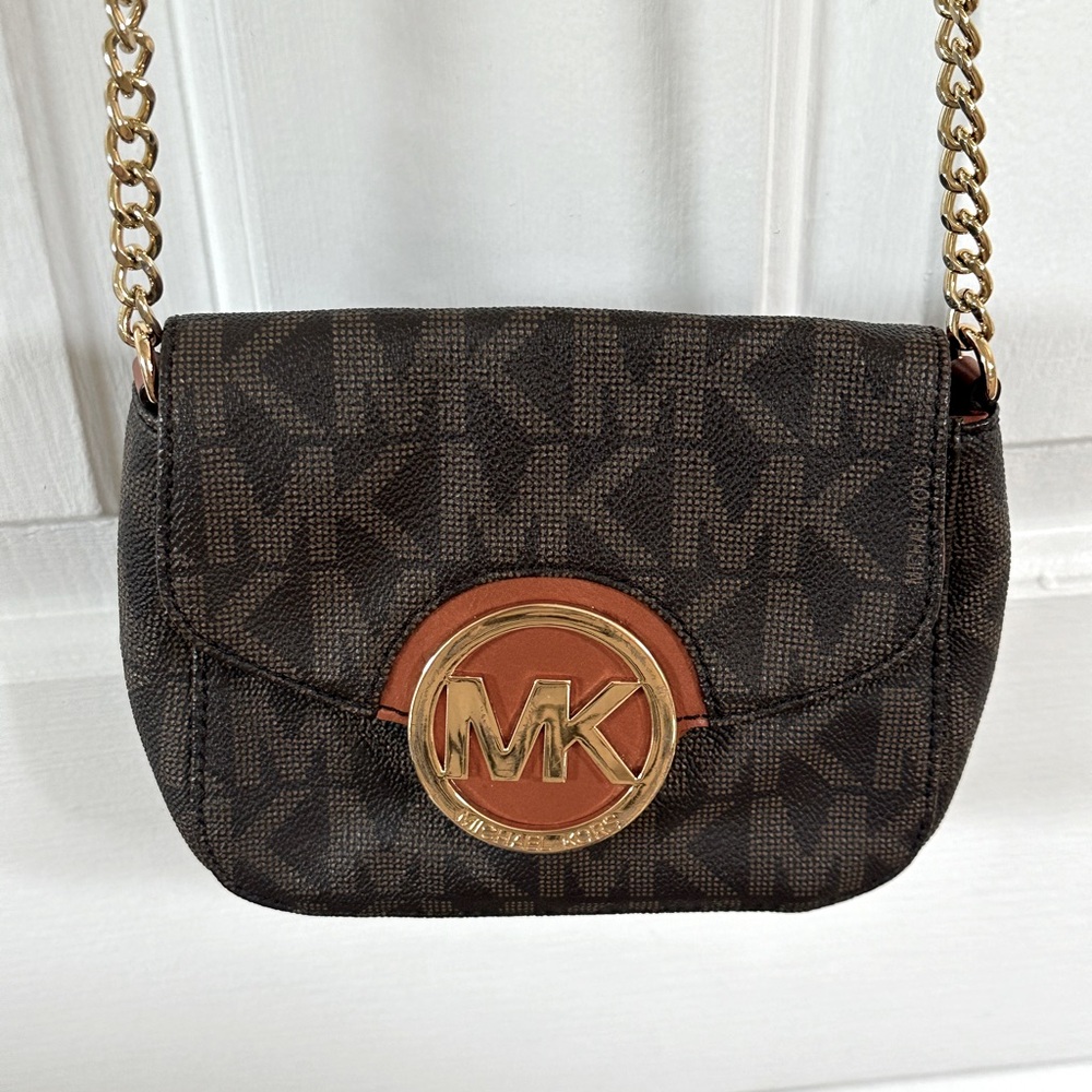 Monogram MK crossbody bag